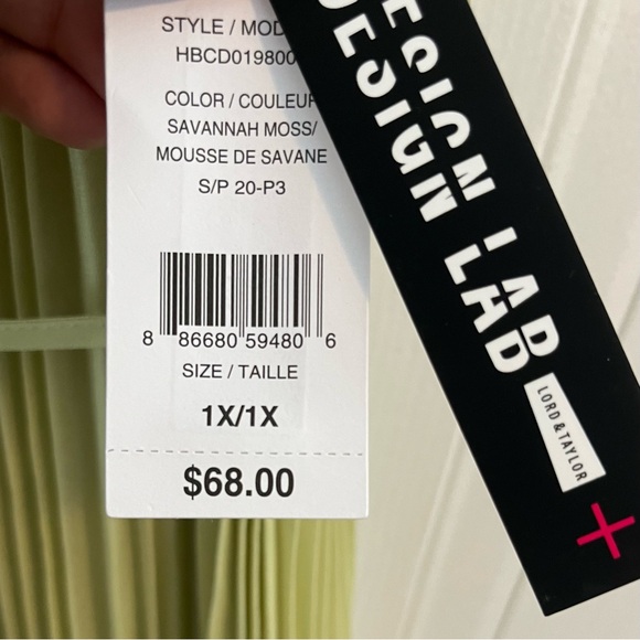 Design Lab Green Pleaded Dress - Picture 3 of 5